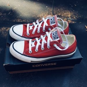 Converse All Star Unisex Red Chucks W6 M4